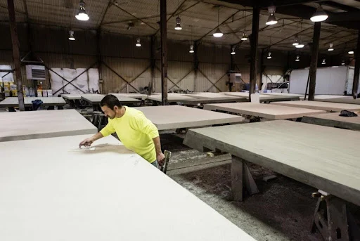 installer in panelization plant